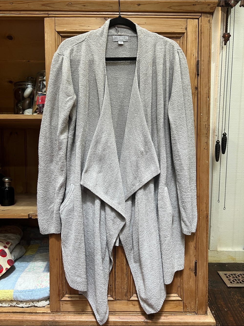 Barefoot Dreams Waterfall Open-Front Cardigan